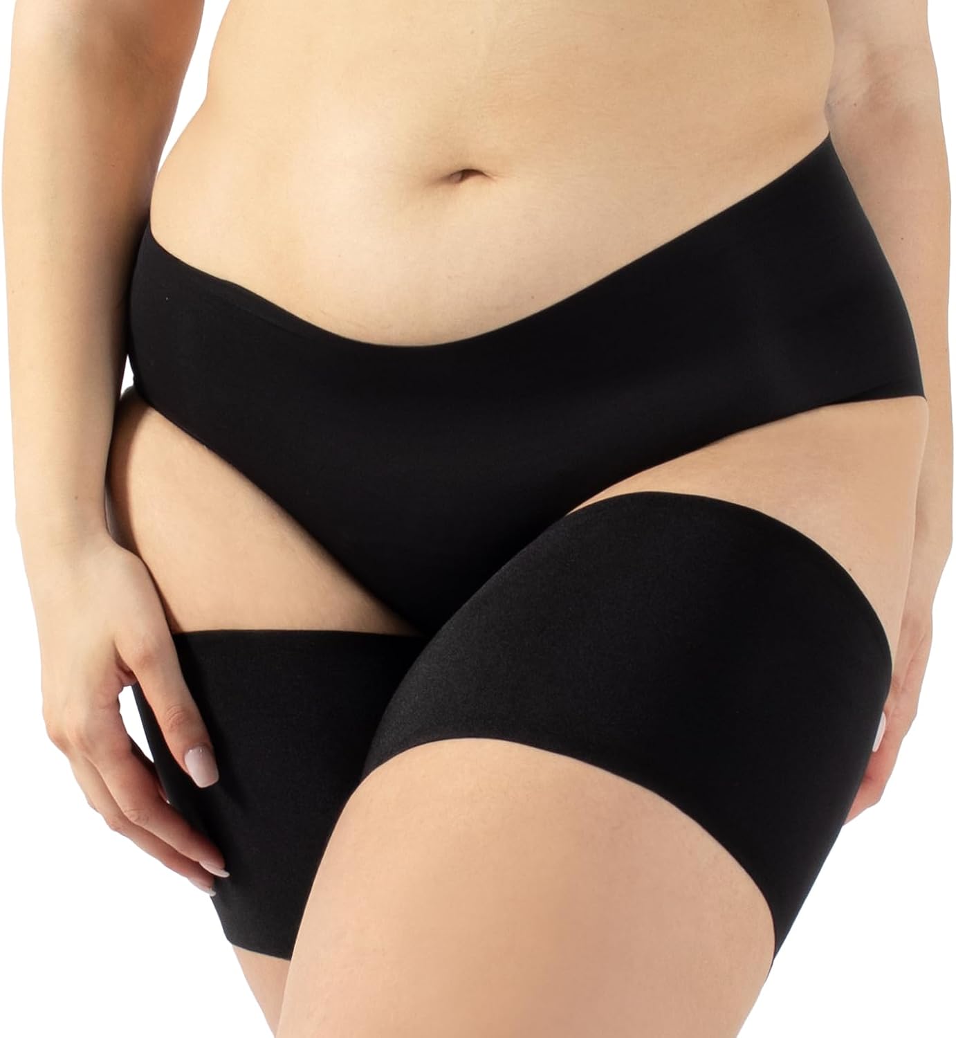 Thumbnail 6 de CALZITALY Bande Anti Sfregamento Lisce | Fasce Elastiche per Sfregamento Cosce Curvy – Nero/Naturale