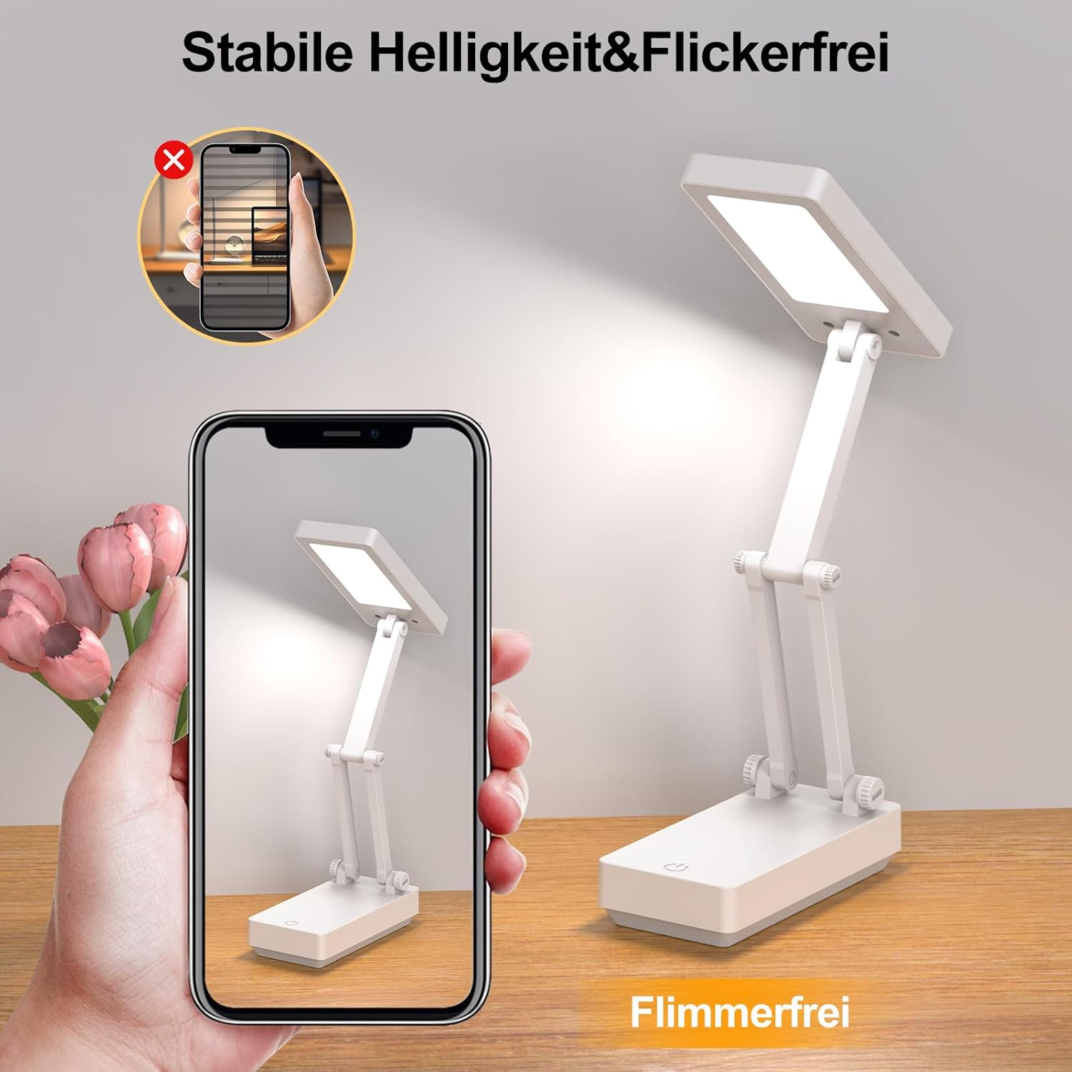 Thumbnail 5 de Suright LED Tischlampe Kabellos 2400 mAh