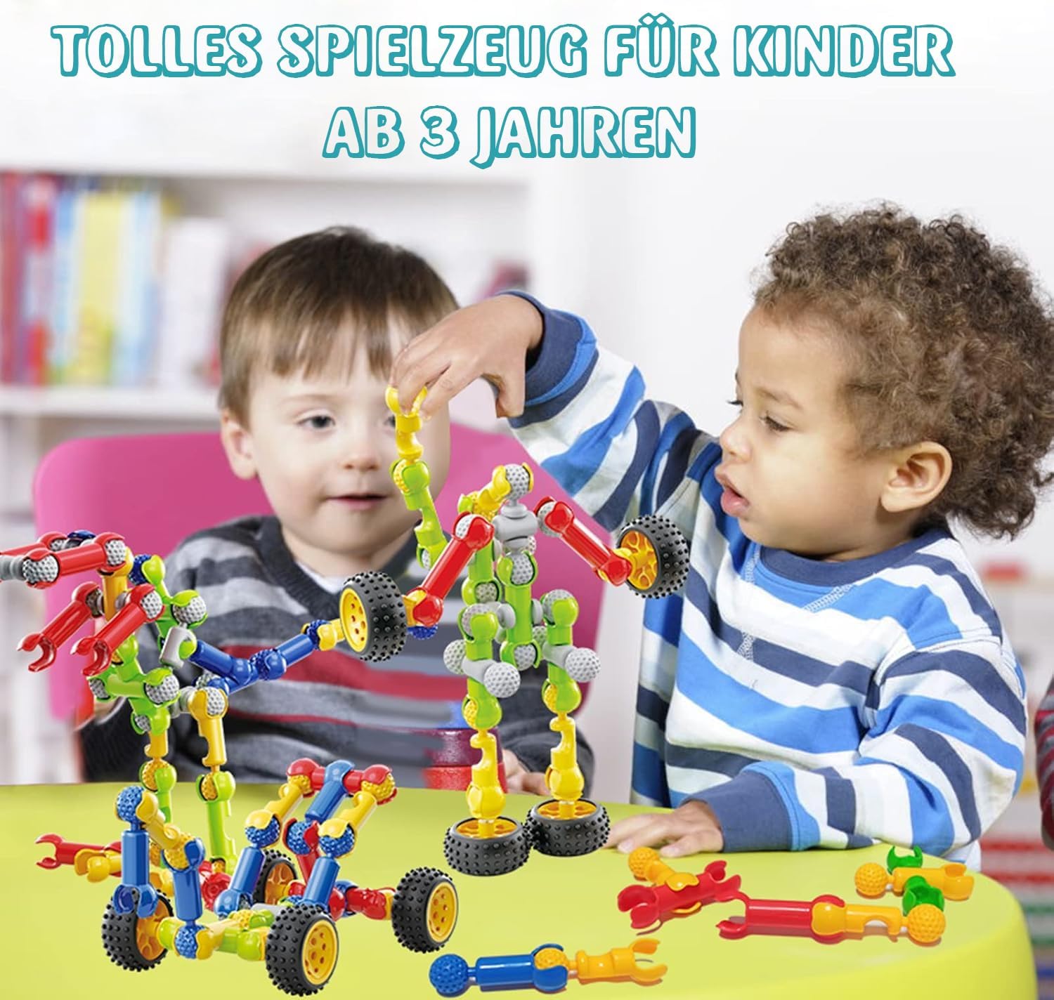 Thumbnail 4 de 170-teiliges STEM-Bauspielzeug für Kinder