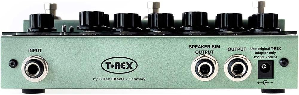 Detalle 2 de T-REX EFFECTS TWIN BLAZE アナログチューブディストーション、12AX7搭載・2チャンネル
