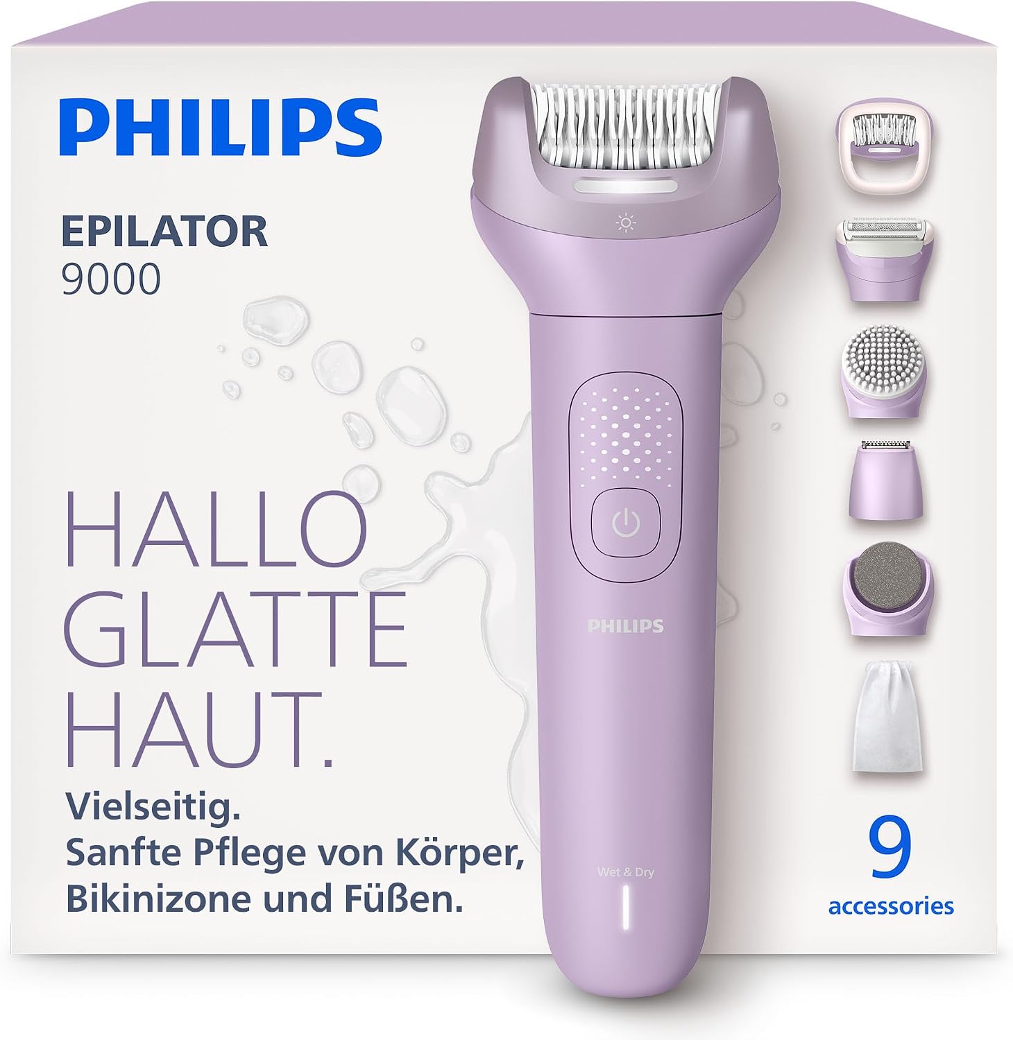 Detalle de Philips Epilierer Series 9000 kabellos