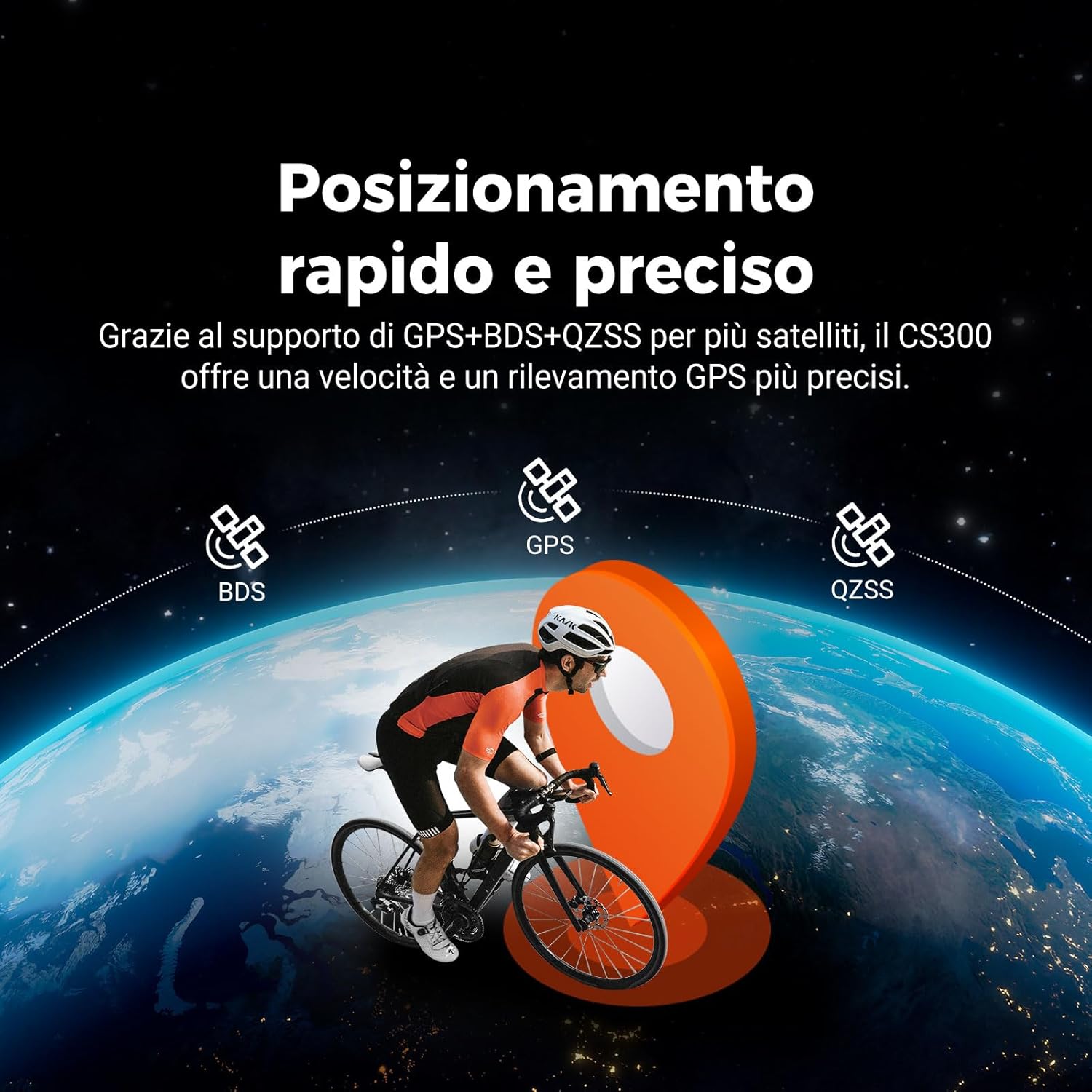 Thumbnail 2 de COOSPO CS300 ciclocomputer GPS 2,6" per bici