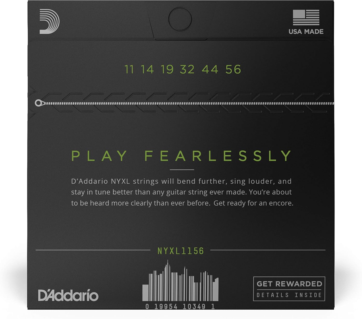 Thumbnail 1 de D'Addario NYXL1156 Electric Guitar Strings 11-56 🎸