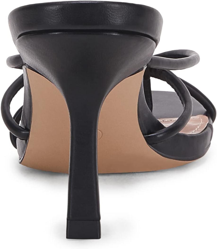 Thumbnail 6 de LAICIGO Women’s Square Open Toe Stiletto/Kitten Heel Thong Slingback Sandals