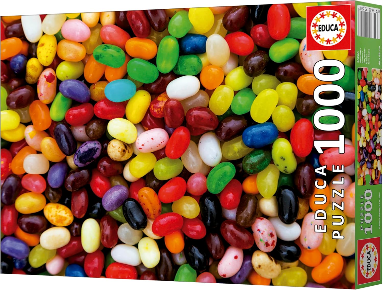 Thumbnail 2 de Puzzle Educa 1000 pièces “Bonbons Extreme” pour adultes, montage exigeant (68 x 48 cm) dès 14 ans
