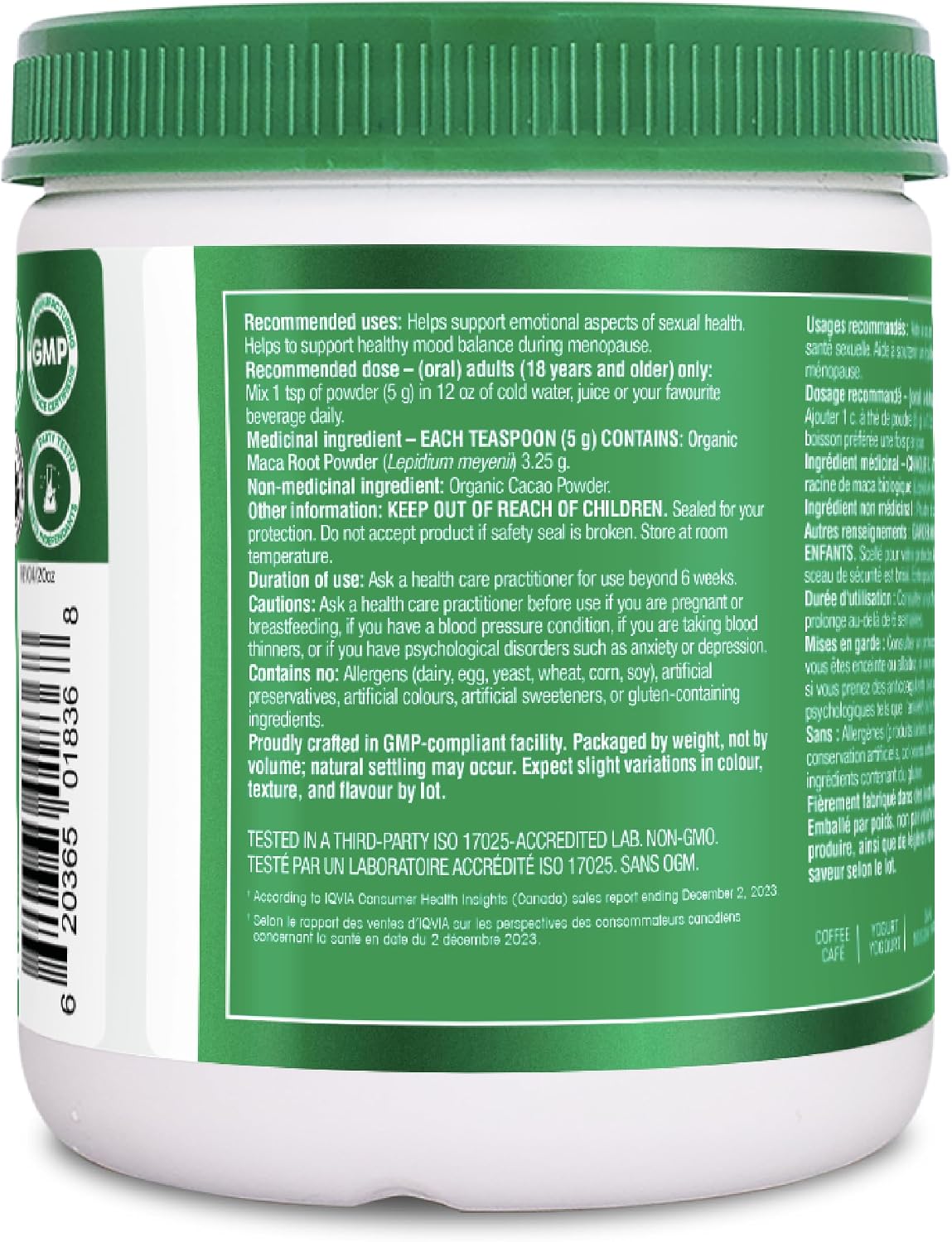 Thumbnail 6 de Organika maca and cacao powder, 200 g