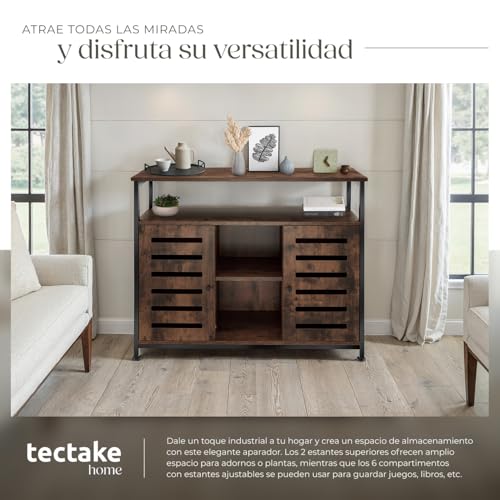 Detalle 2 de tectake® Estantería Industrial con Armario Esquinero y Puertas Magnéticas