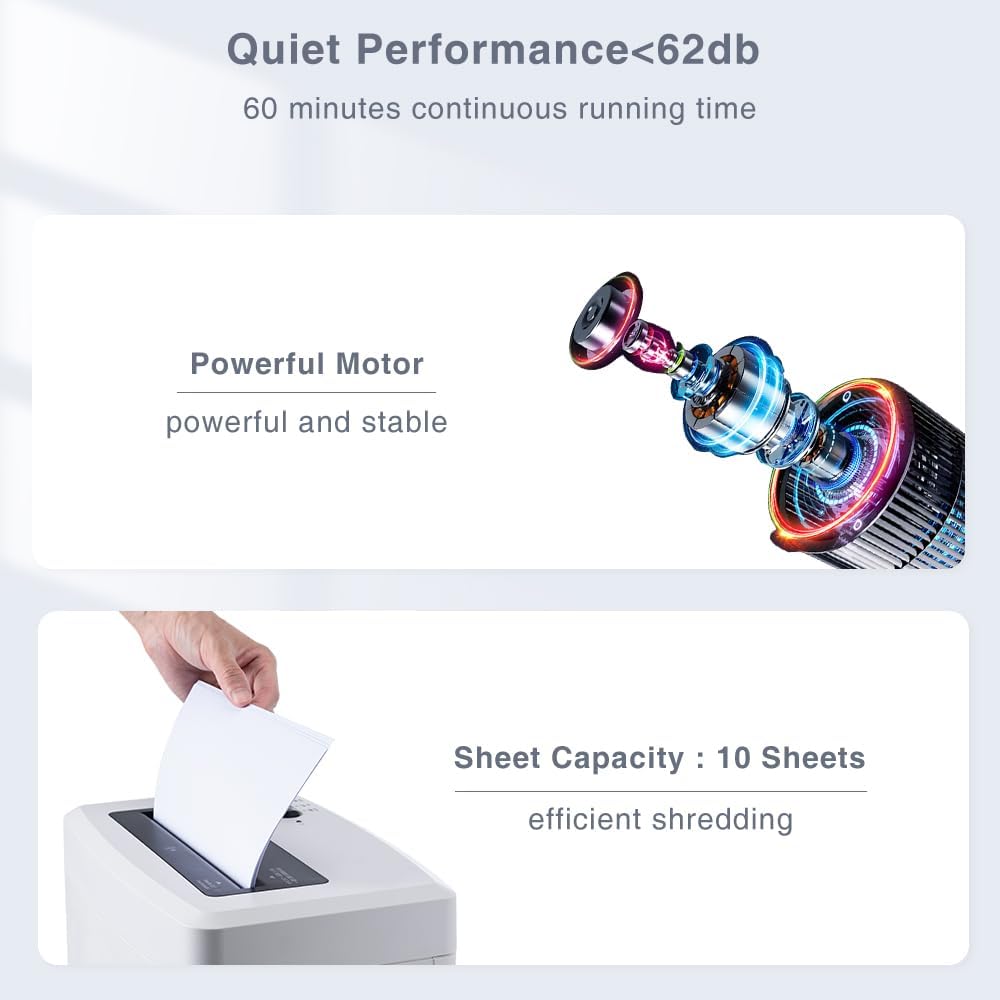 Thumbnail 2 de Fonirvanic Tritacarte distruggi documenti 14 fogli 📠