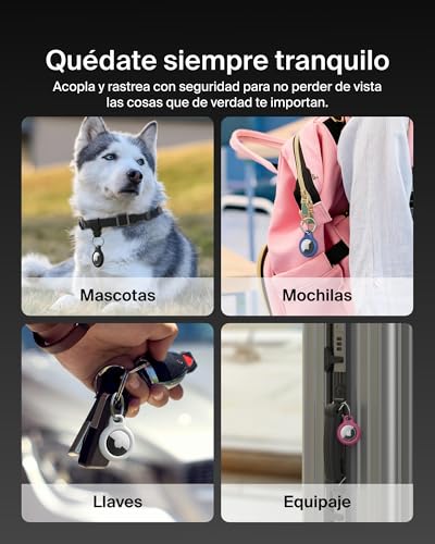 Thumbnail 2 de Belkin Llavero AirTag funda resistente rosa