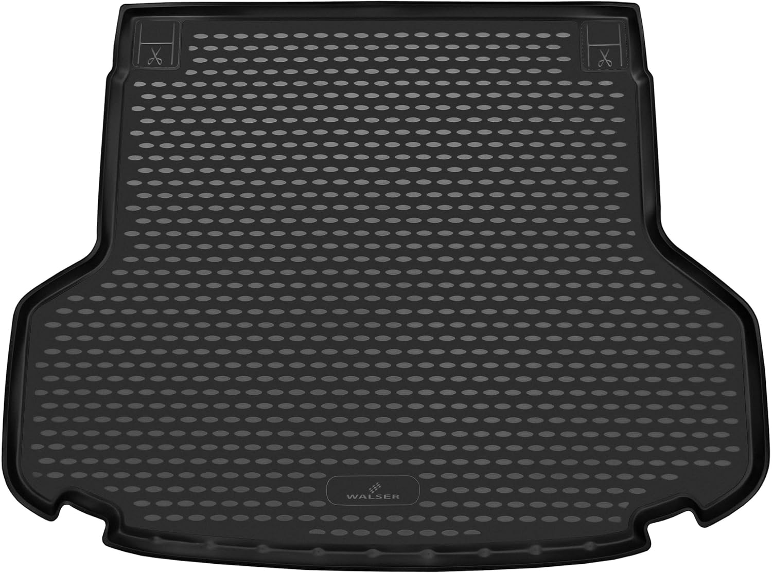 Detalle de WALSER XTR Kofferraumwanne für Kia Ceed Sportswagon (03/2018–Heute) – maßgeschneiderte Antirutschmatte aus Gummi