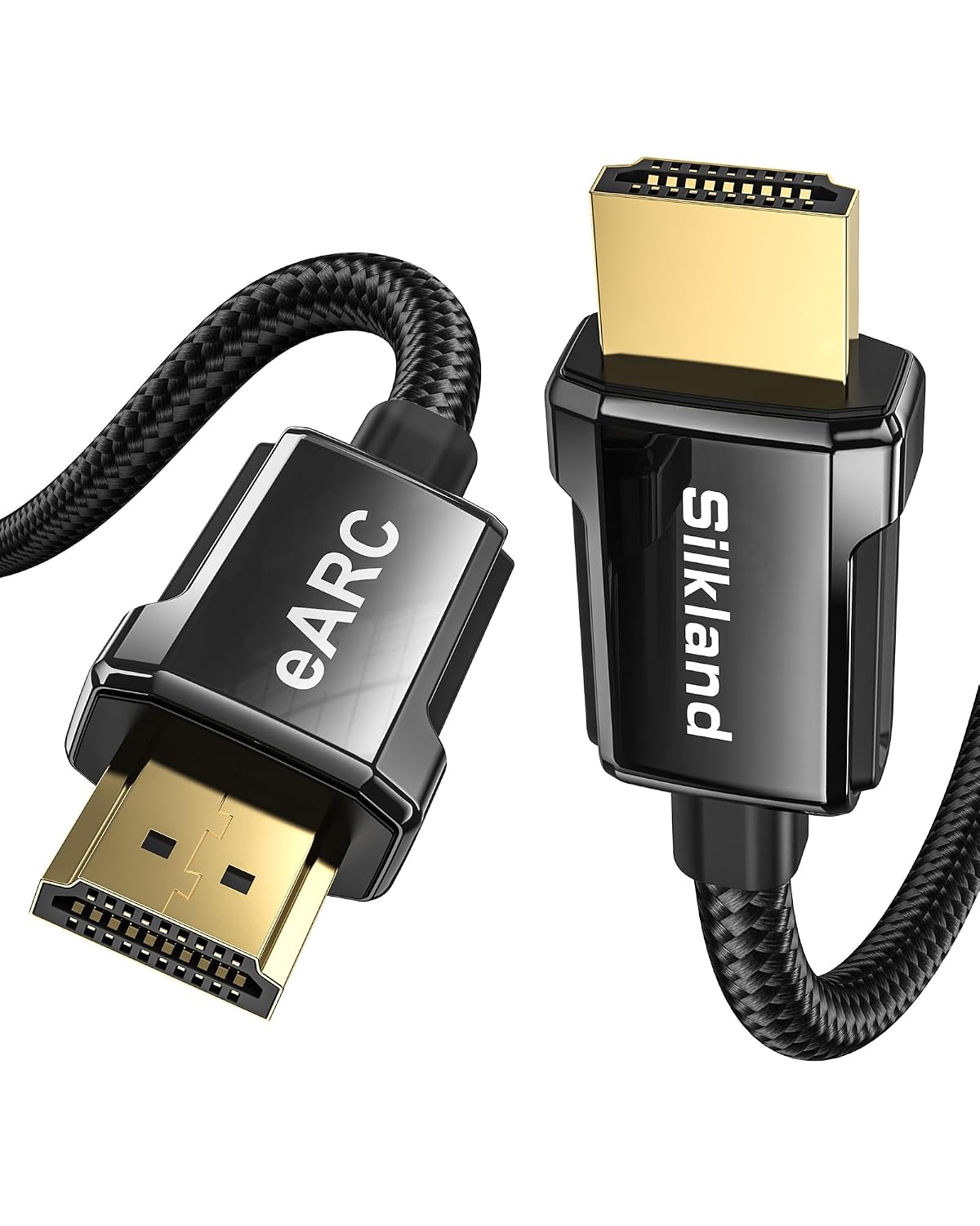 Detalle de Silkland 8K HDMI ARC/eARC Cable 2.1 (6.6 ft) for Soundbars & Home Theater