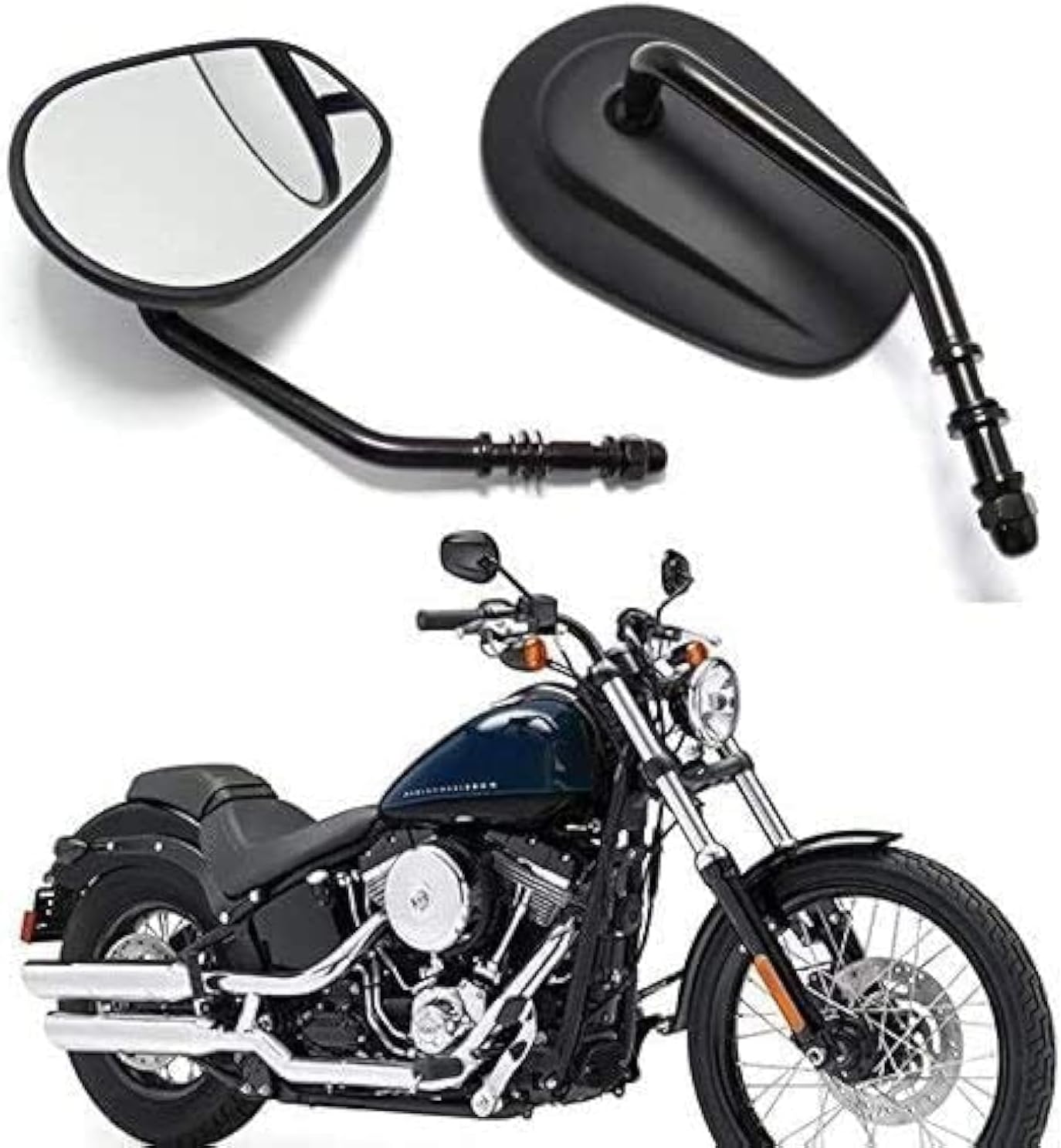 Detalle de Motobiker side mirrors M8