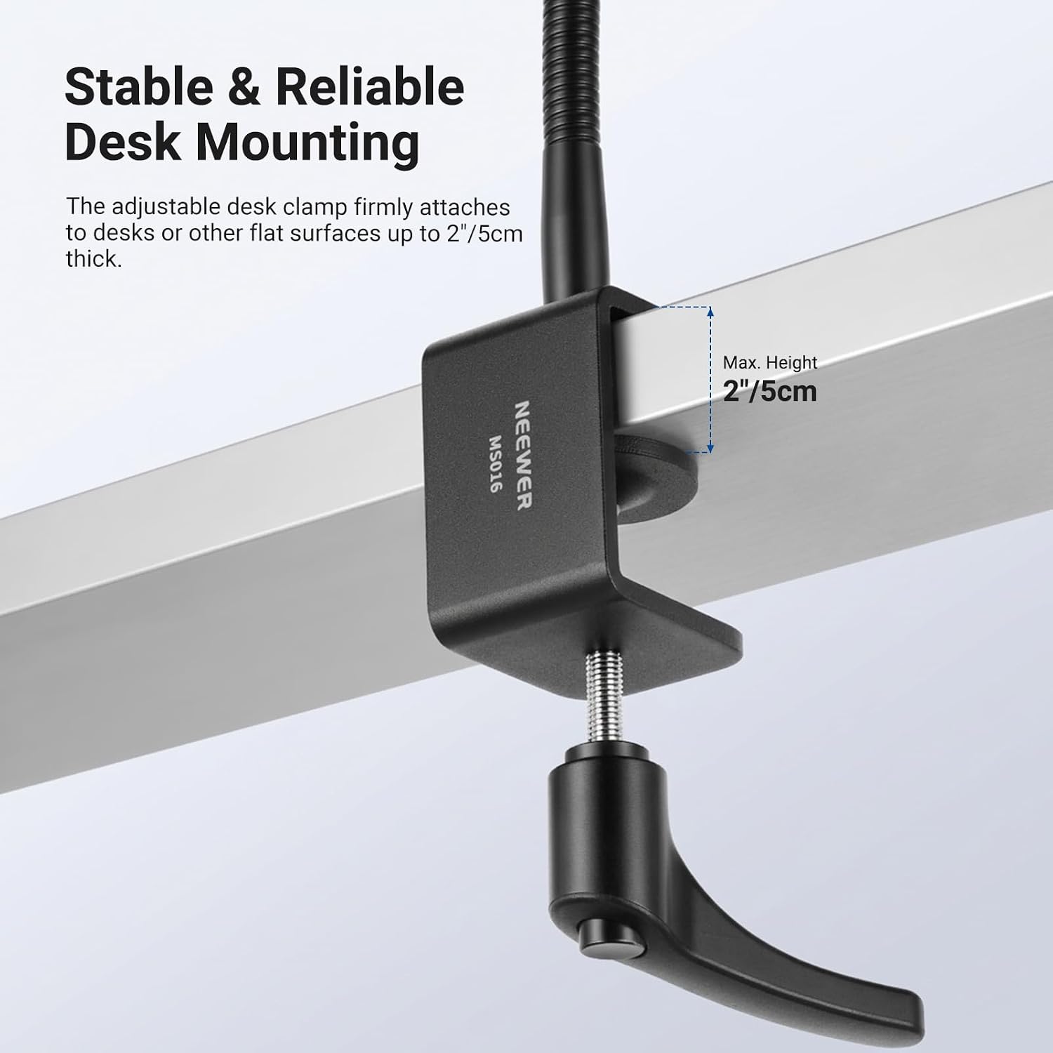 Thumbnail 2 de NEEWER Desk Microphone Stand MS016