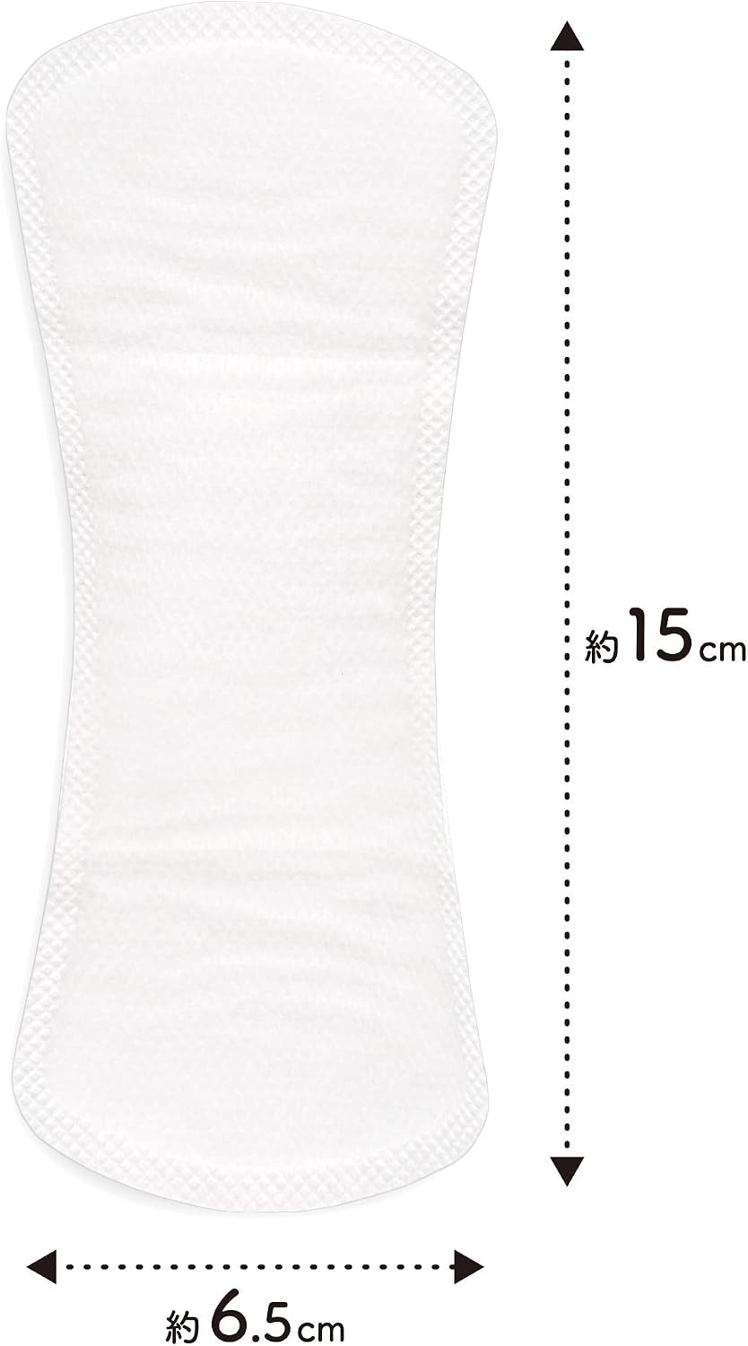 Detalle de cotton labo 【まとめ買い】オーガニックコットンおりものライナー 40枚×4個、15㎝・薄型
