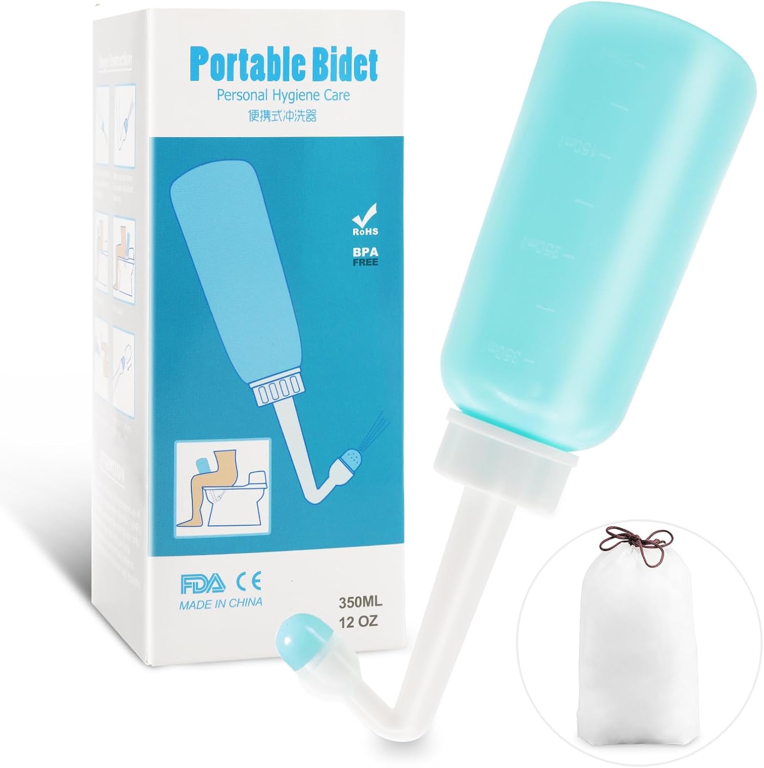 Detalle de Bidet Portatile 350ml perineale