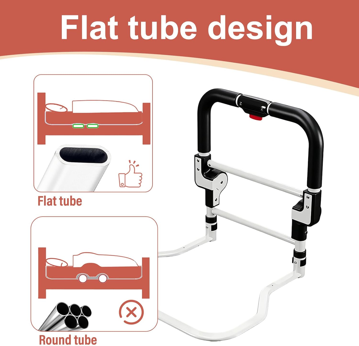 Thumbnail 5 de CYHWQ Foldable Bed Guard: Adjustable Bed Rails for Elderly and Limited Mobility