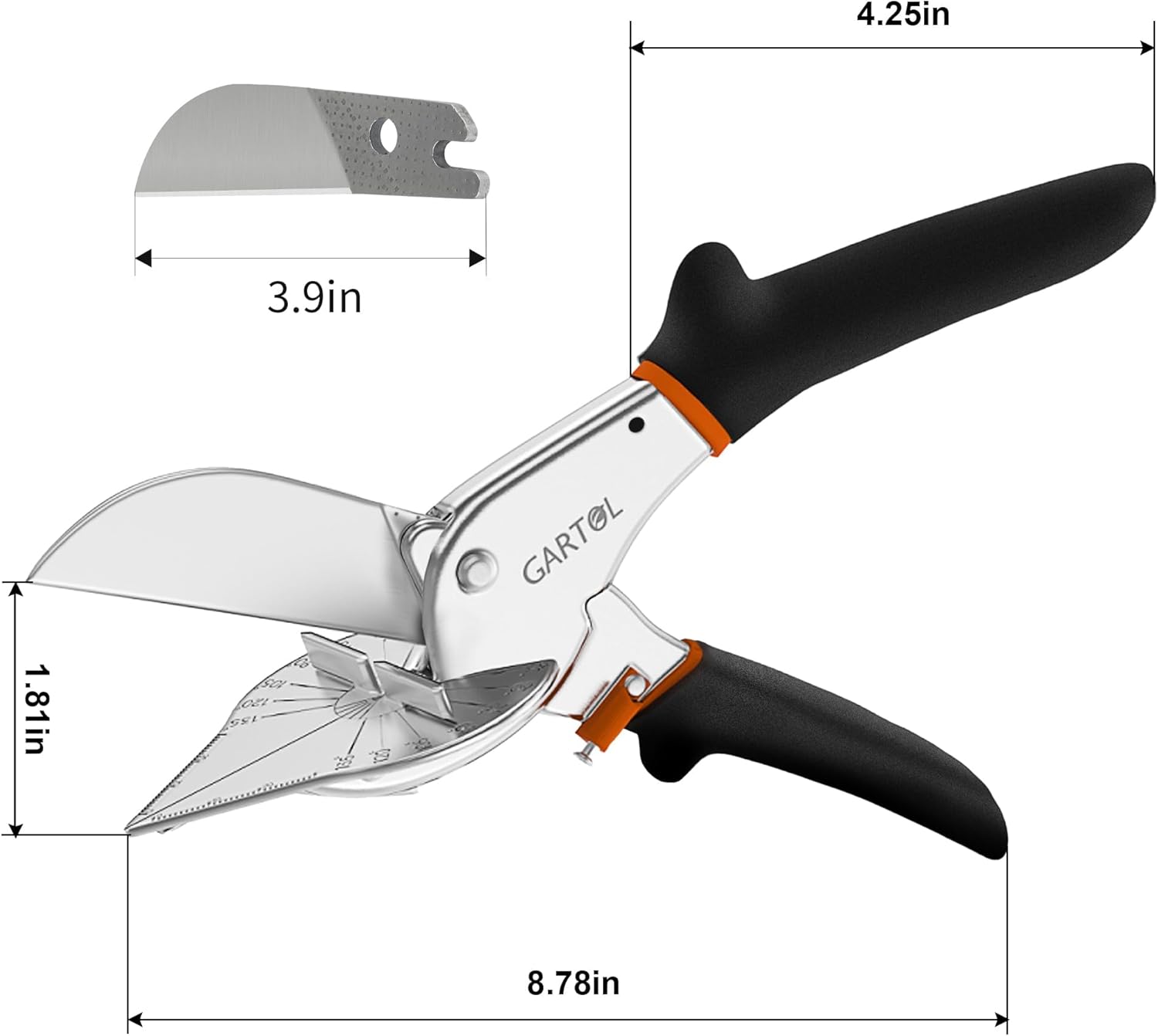 Detalle 2 de GARTOL Miter Shears 45 to 135 degree