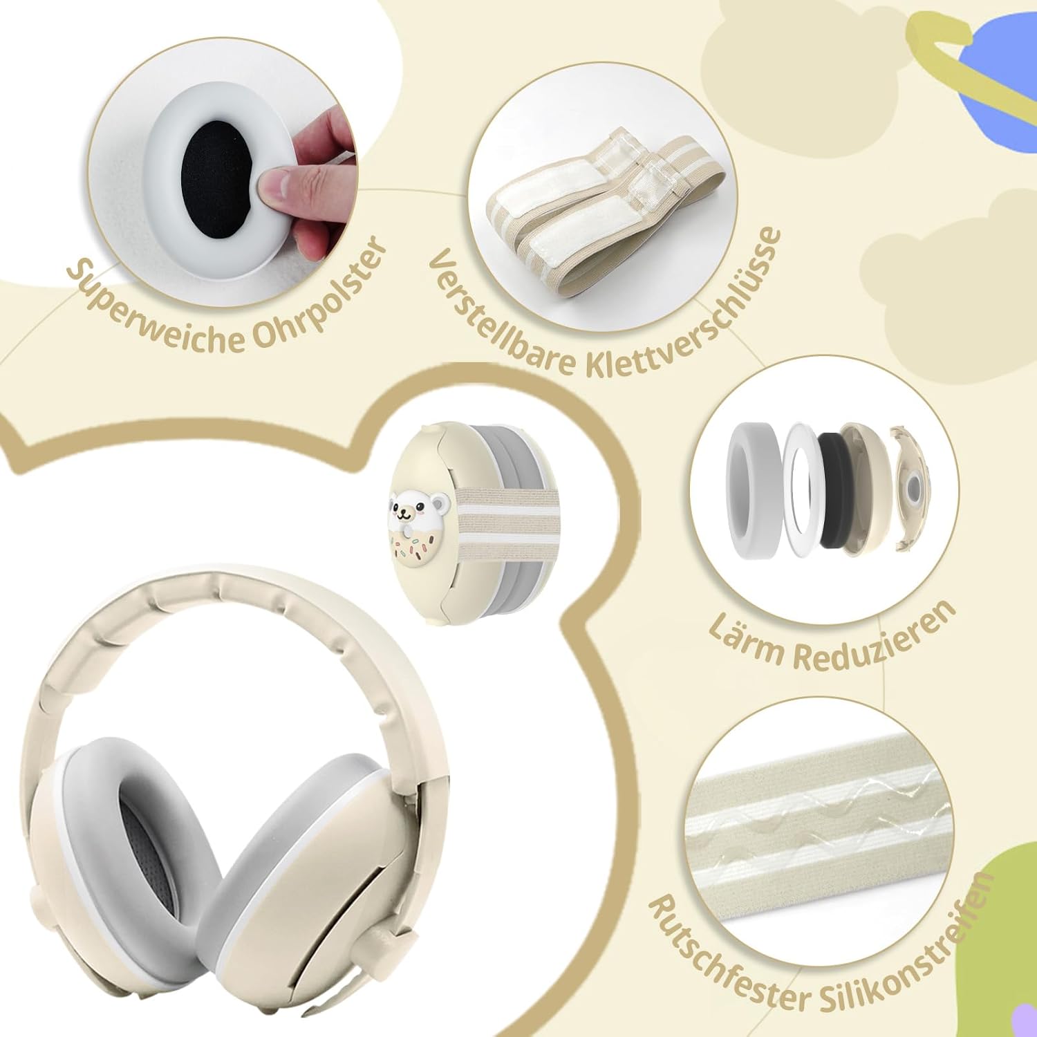 Thumbnail 4 de Robofun 2-in-1 Baby-Kopfhörer als Gehörschutz bis 48 Monate