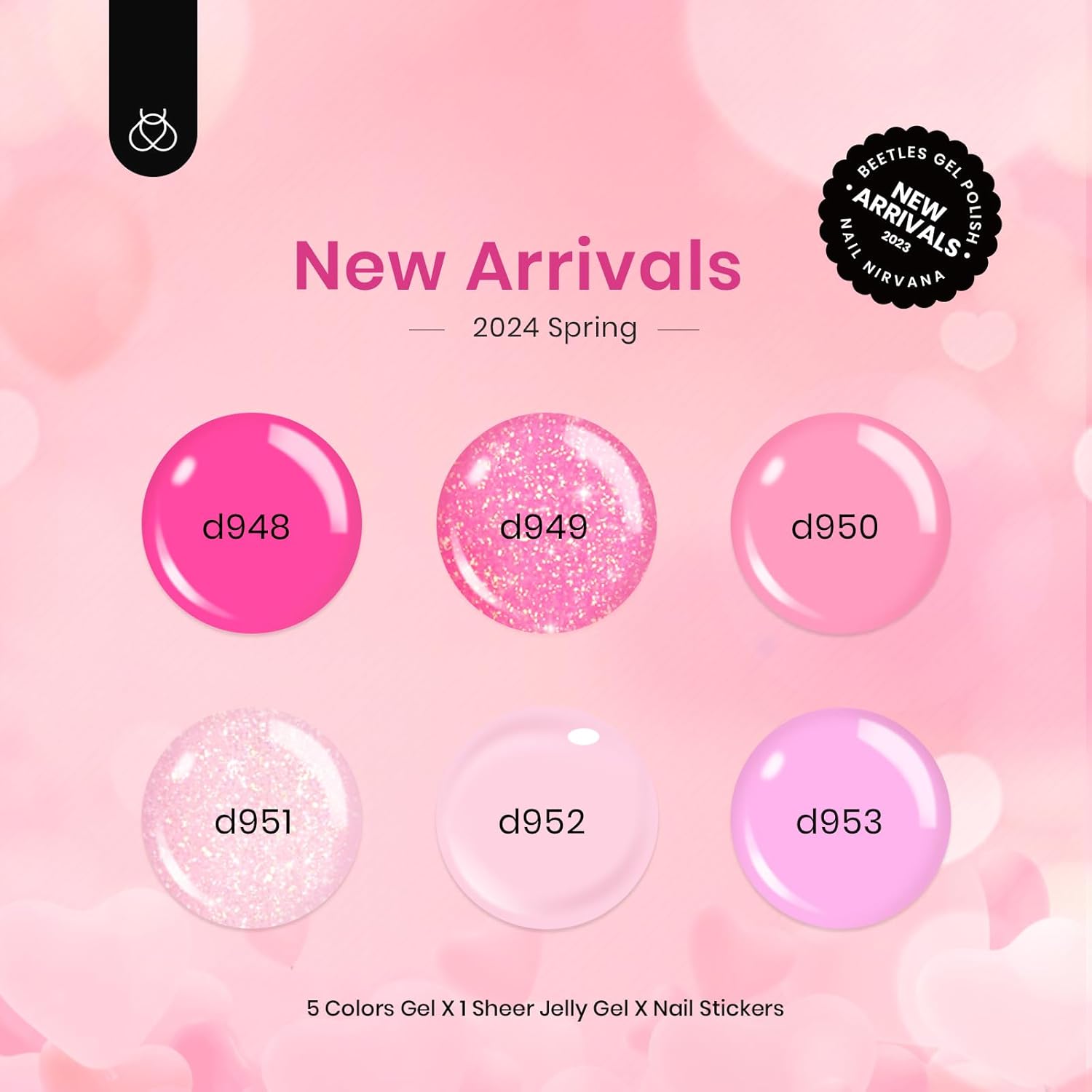 Thumbnail 3 de Beetles Pink Gel Nail Polish Set 7.5ml 💅