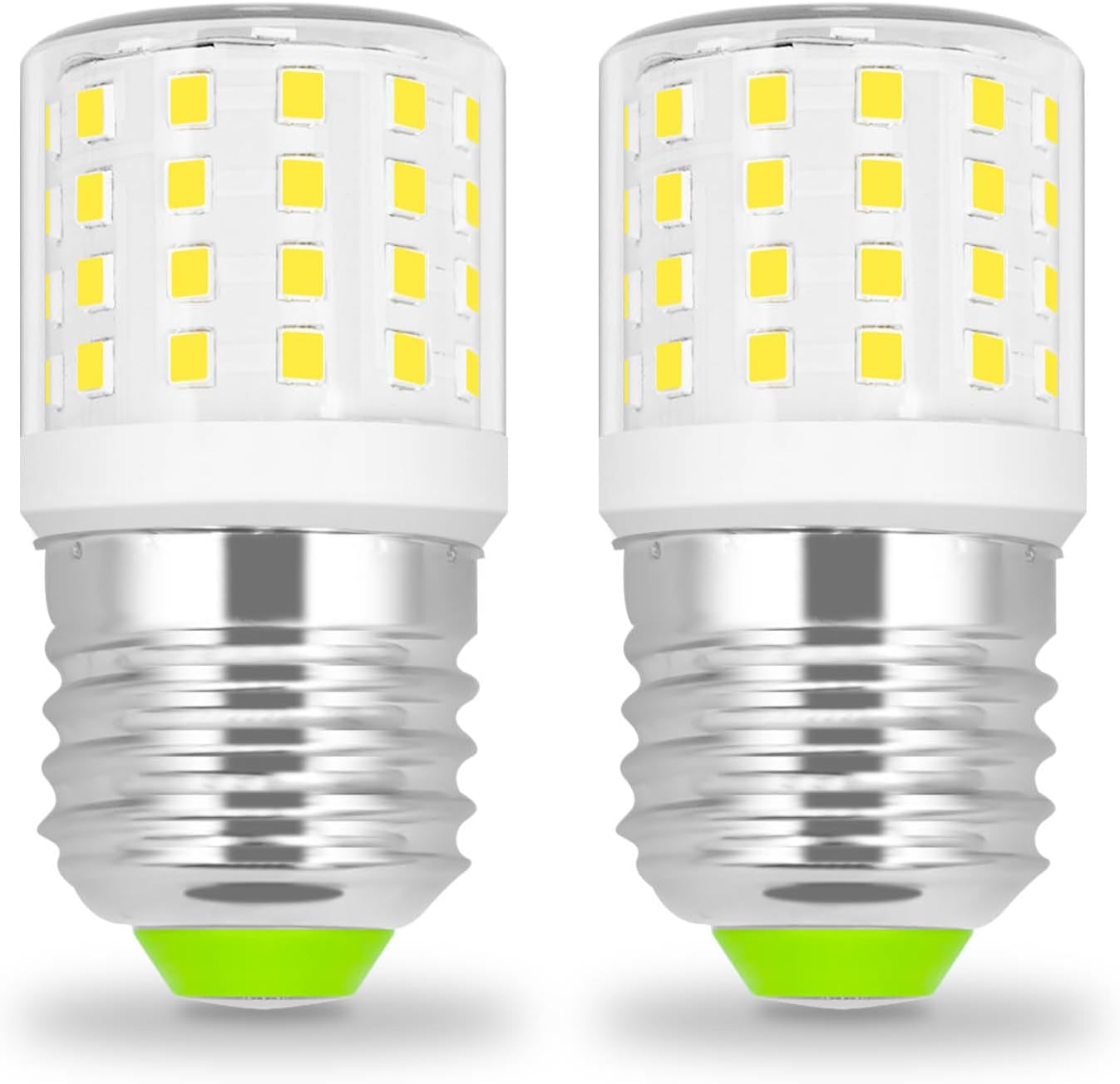 Detalle de BROLSKUN E27 Screw LED Bulb 4W (40W equivalent) 600lm Edison Screw, Daylight White 5000K – Non-dimmable, 2-pack