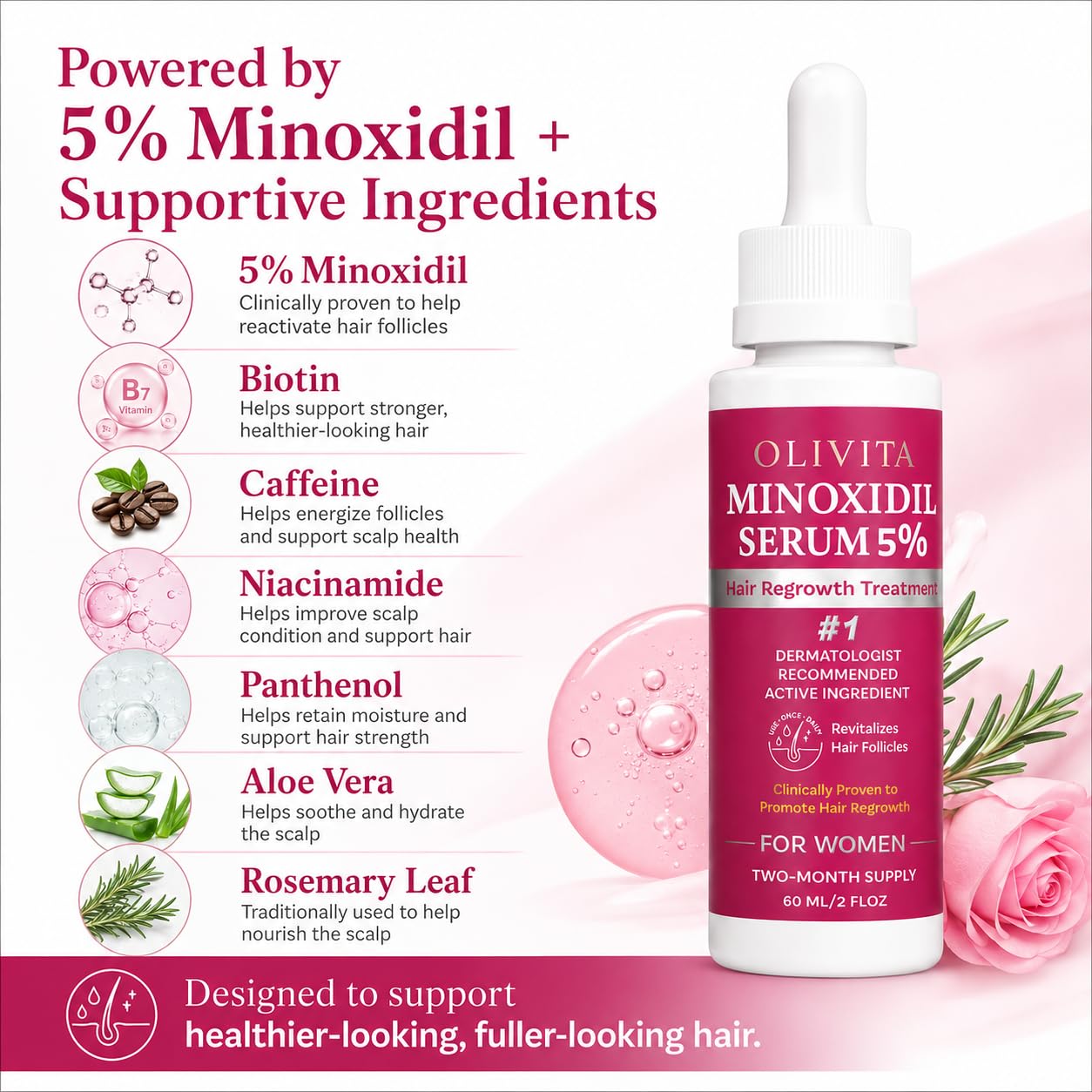 Thumbnail 6 de OLIVITA Minoxidil Hair Regrowth Serum 5%