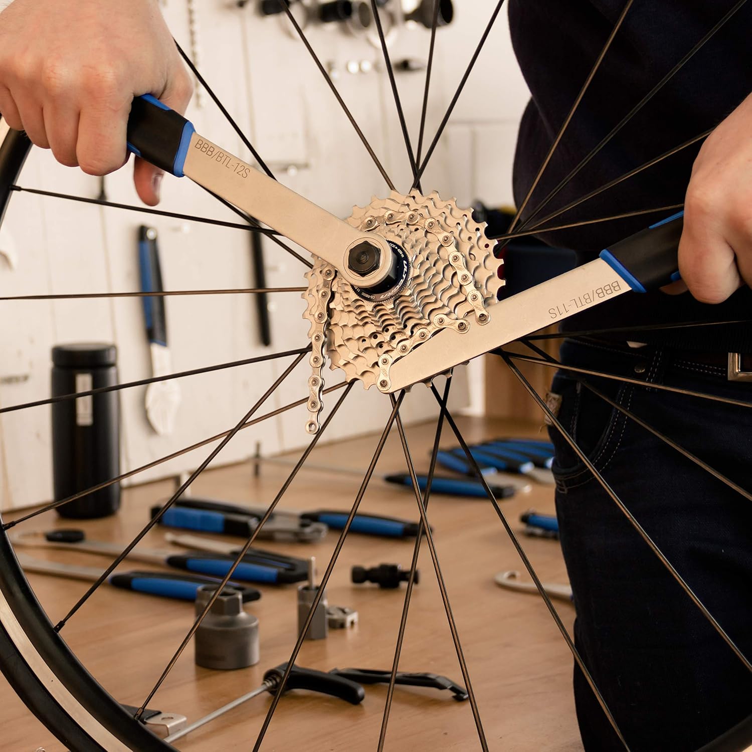 Detalle de BBB Cycling BTL-11 – bacik do kasety 7–11-rzędowej ze stali nierdzewnej