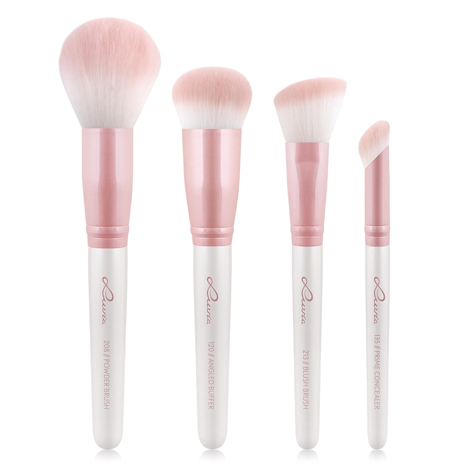 Detalle de Make-Up Pinselset Luvia – Flawless Face Brush Set (4 vegane Kosmetikpinsel)