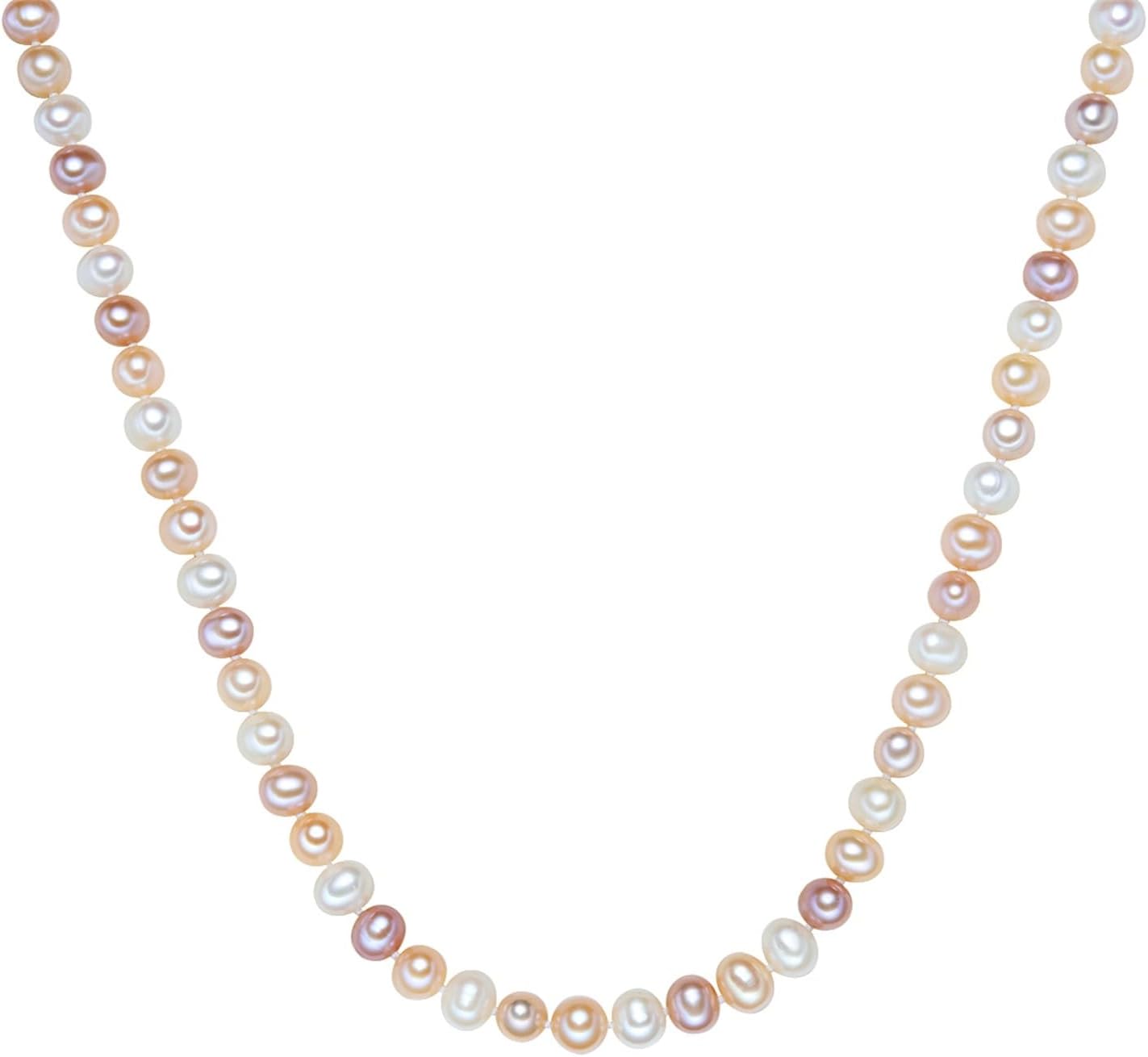 Detalle de Valero Pearls Collana di perle da Donna in Argento Sterling