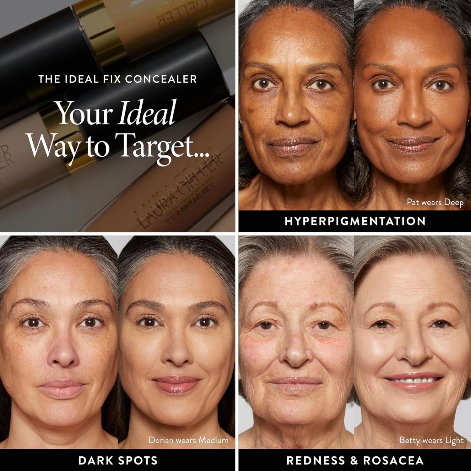 Detalle de LAURA GELLER NEW YORK Ideal Fix Under Eye Concealer for Mature Skin – 02 Fair