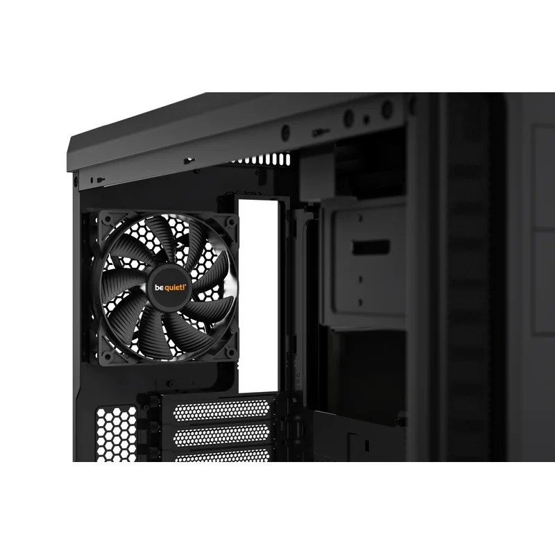 Detalle 2 de Be Quiet! Pure Base 600 USB 3.0 Negra: torre versátil y silenciosa para ATX y micro ATX
