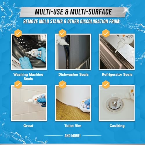 Detalle de ACTIVE Mould Stain Remover Gel Cleaner for Front Loader Seals and Grout (207 mL)