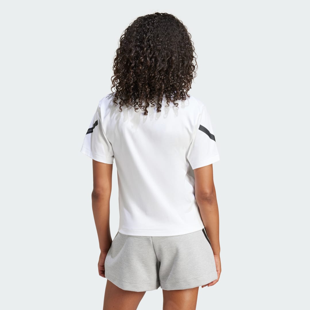 Detalle 2 de Camiseta adidas Z.N.E. Blanco – versatilidad y estilo para tus entrenamientos