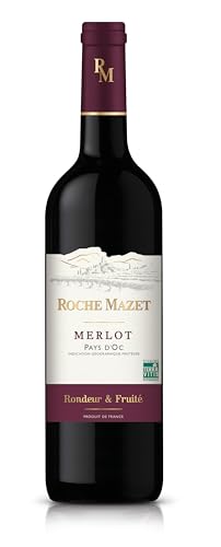 Detalle 1 de ROCHE MAZET Merlot - Vino Tinto IGP Pays d'Oc 🍷 - 6 botellas