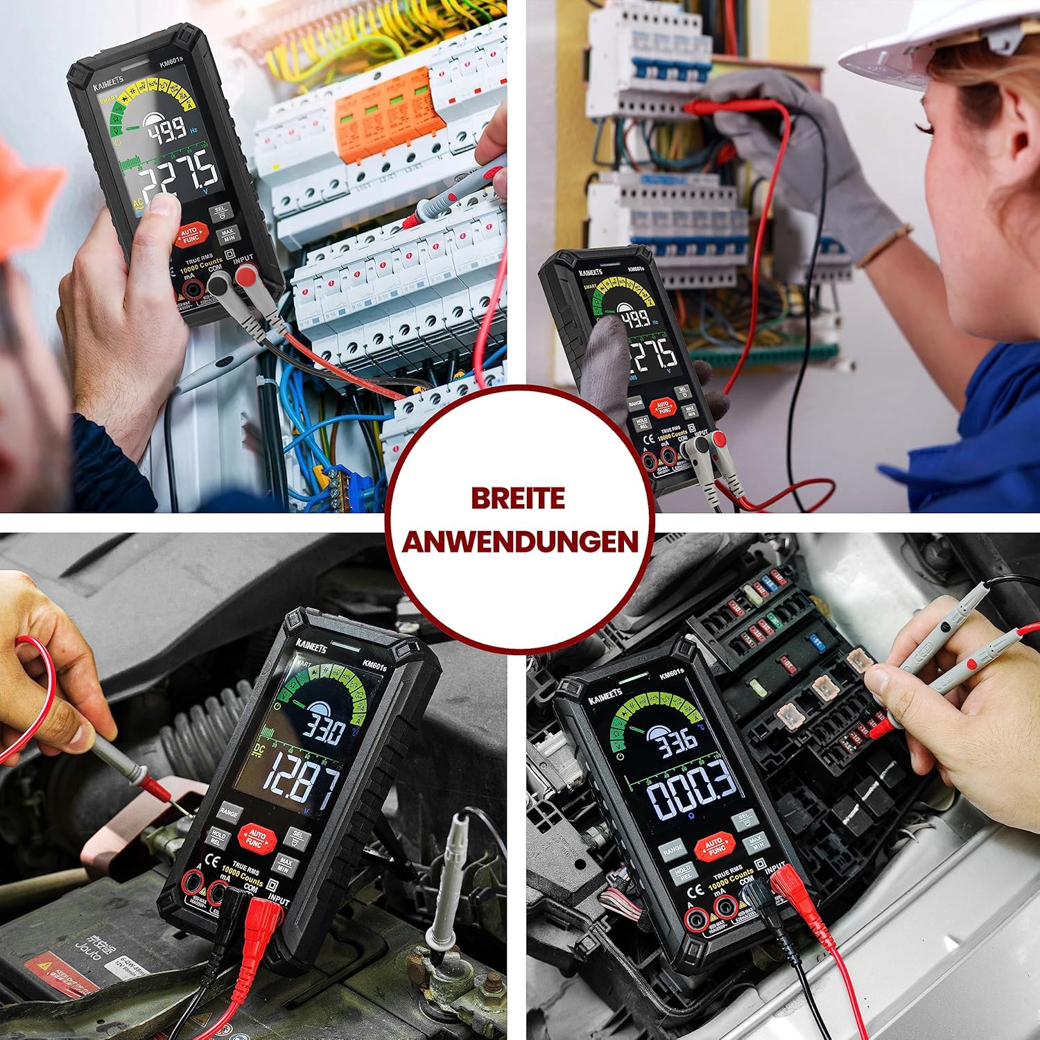 Thumbnail 6 de KAIWEETS KM601S Multimeter 10000 Zählungen