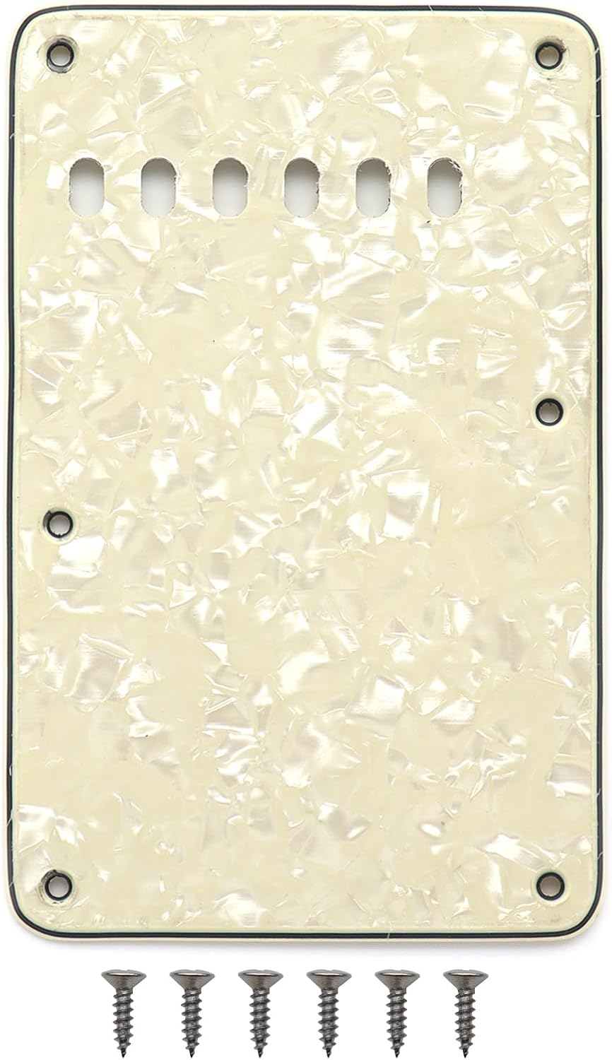 Detalle de Stratocaster Tremolo Back Plate, 3-Ply