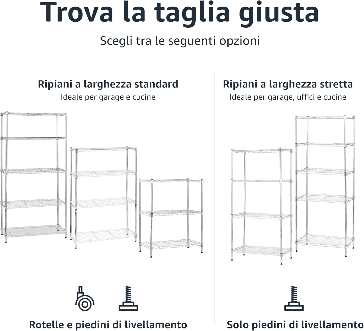 Detalle 2 de Amazon Basics Scaffaliera 83,2 cm