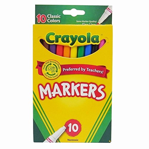 Thumbnail 2 de Crayola 58-7726 Classic Fine Line Markers Assorted Colors 10 Count, 2 Pack