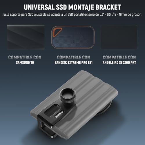 Detalle 2 de NEEWER PA085 Soporte SSD 8–16 mm compatible MagSafe