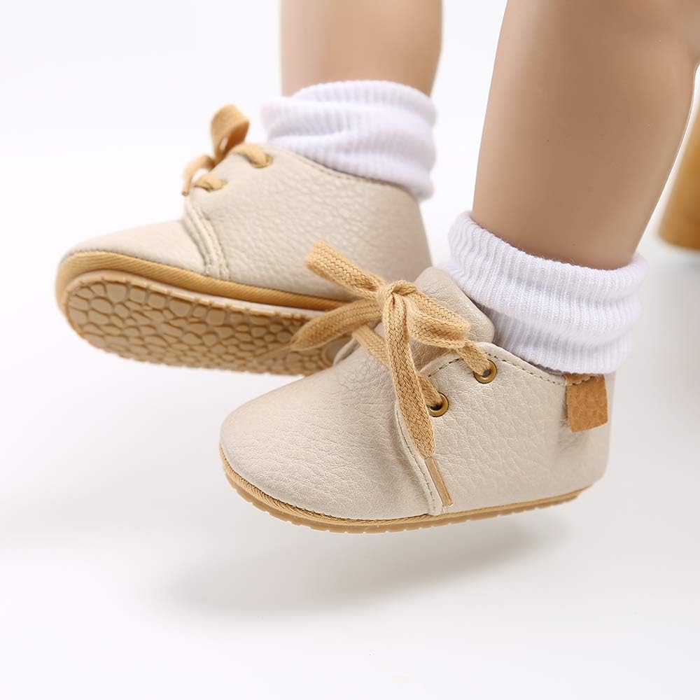 Detalle 2 de RVROVIC Baby Sneakers: Anti-Slip Oxford Flats for Infants and Toddlers