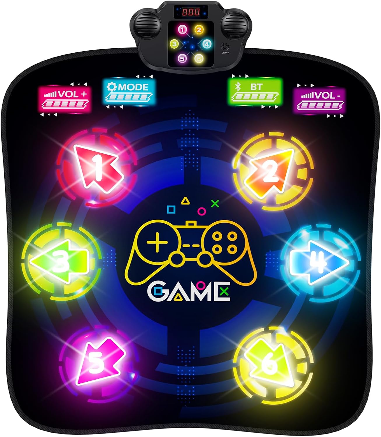 Detalle de LZFYMXOK Dance Mat with 6 LED Lights