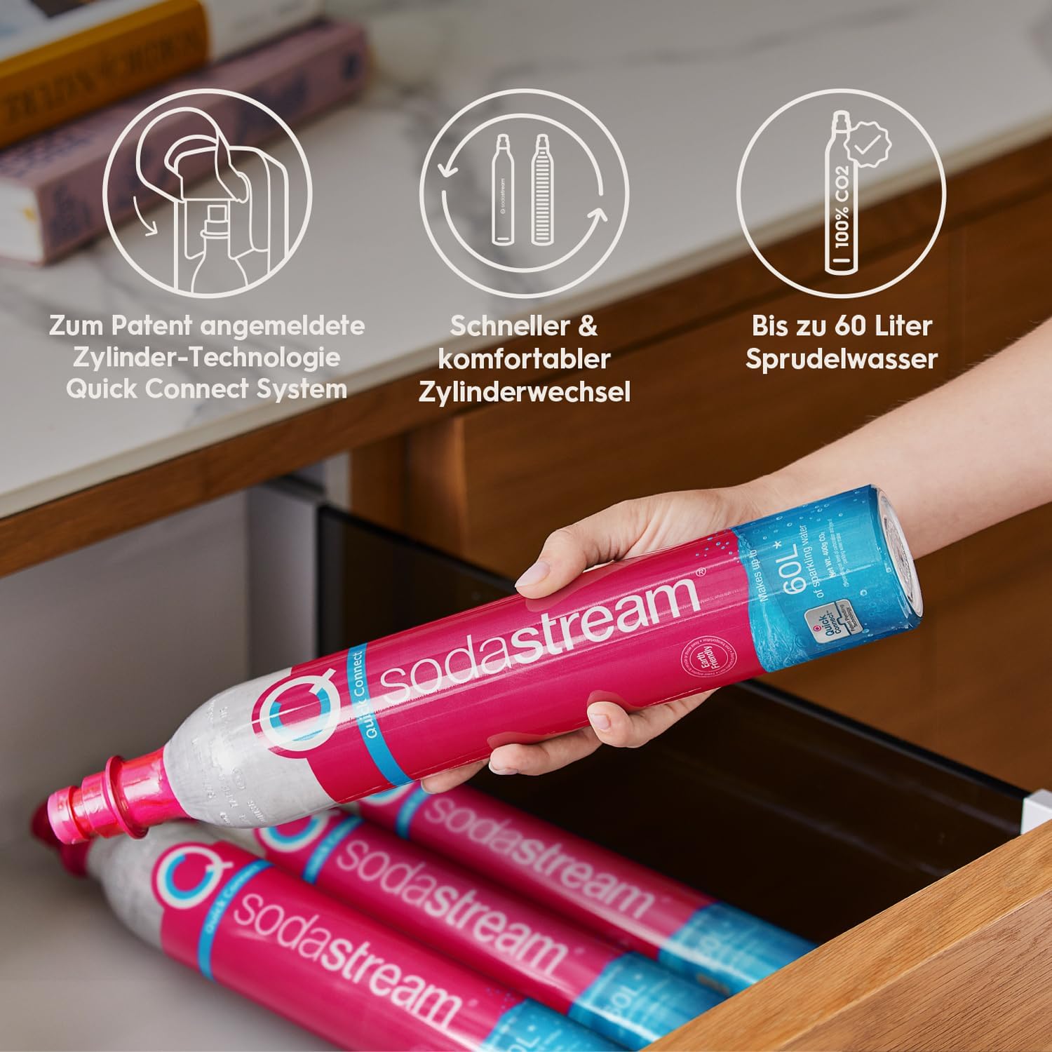 Thumbnail 3 de sodastream Quick Connect Reservezylinder 60 L 🥤