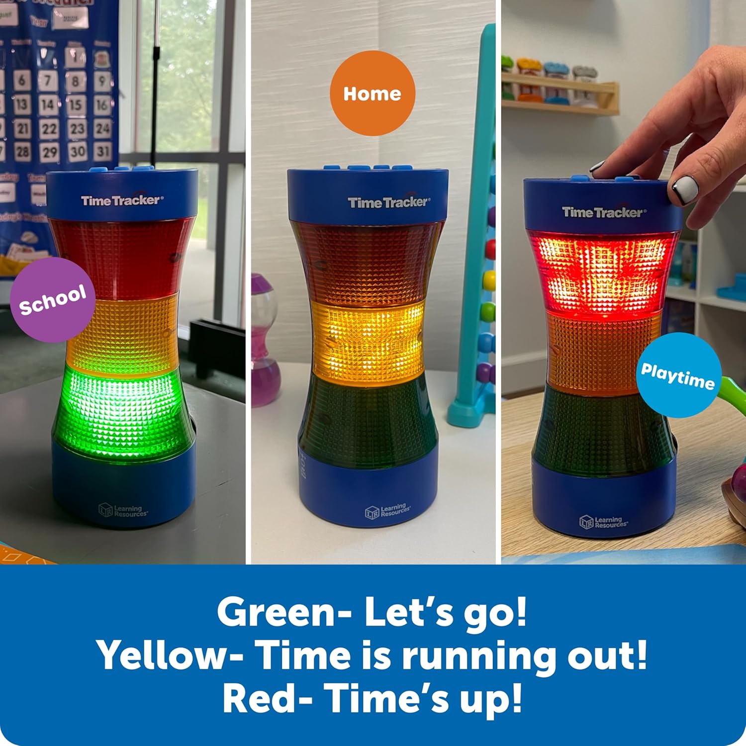 Detalle 2 de Learning Resources Time Tracker 2.0 timer didattico per bambini ⏱