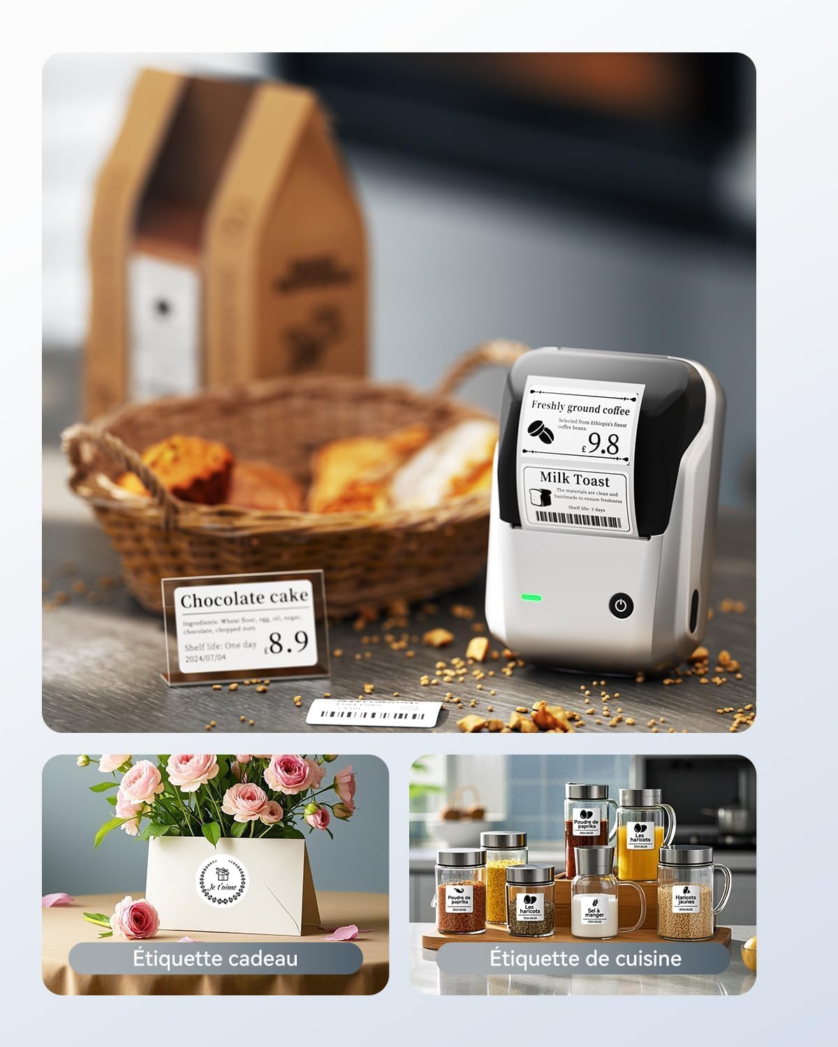 Thumbnail 1 de NIIMBOT B1 étiqueteuse thermique 2 pouces