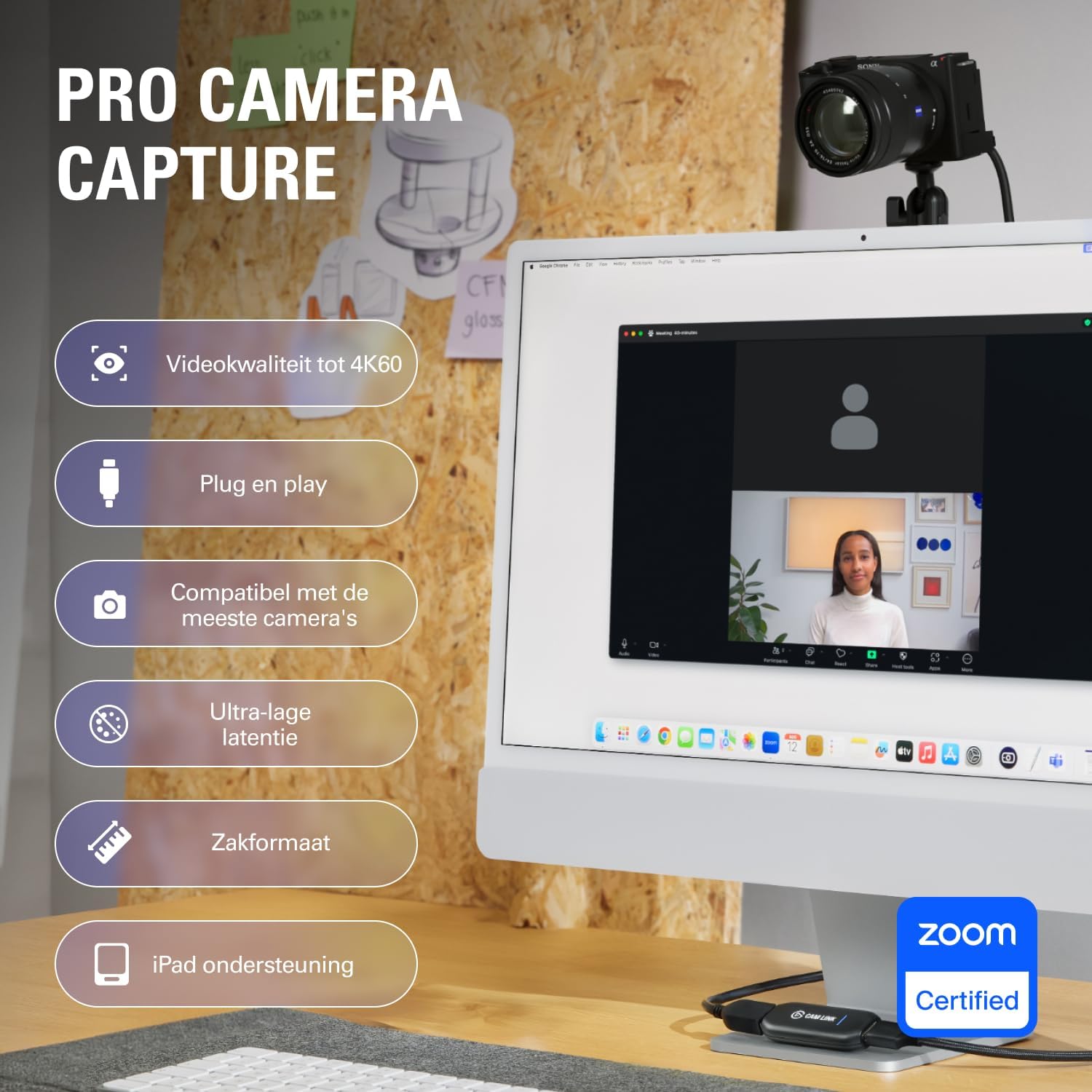 Thumbnail 1 de Elgato Cam Link 4K capturekaart voor HDMI-camera’s, USB 3.0 en 4K