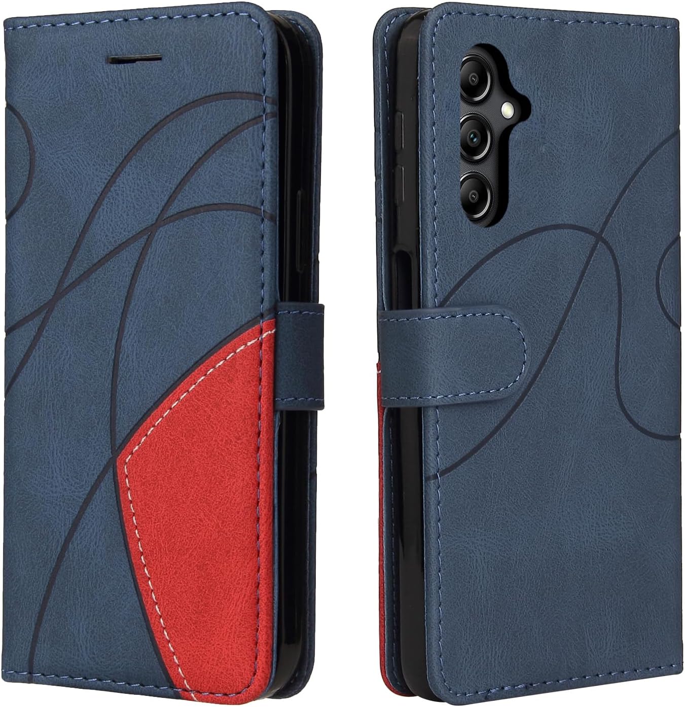 Detalle de CXTCASE Galaxy A25 5G Flip Case in Blau