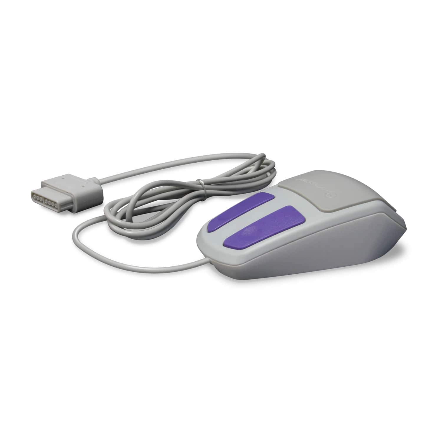 Thumbnail 2 de Hyperkin Hyper Click M07208 Retro-Style Mouse for Super NES, Gray and Purple