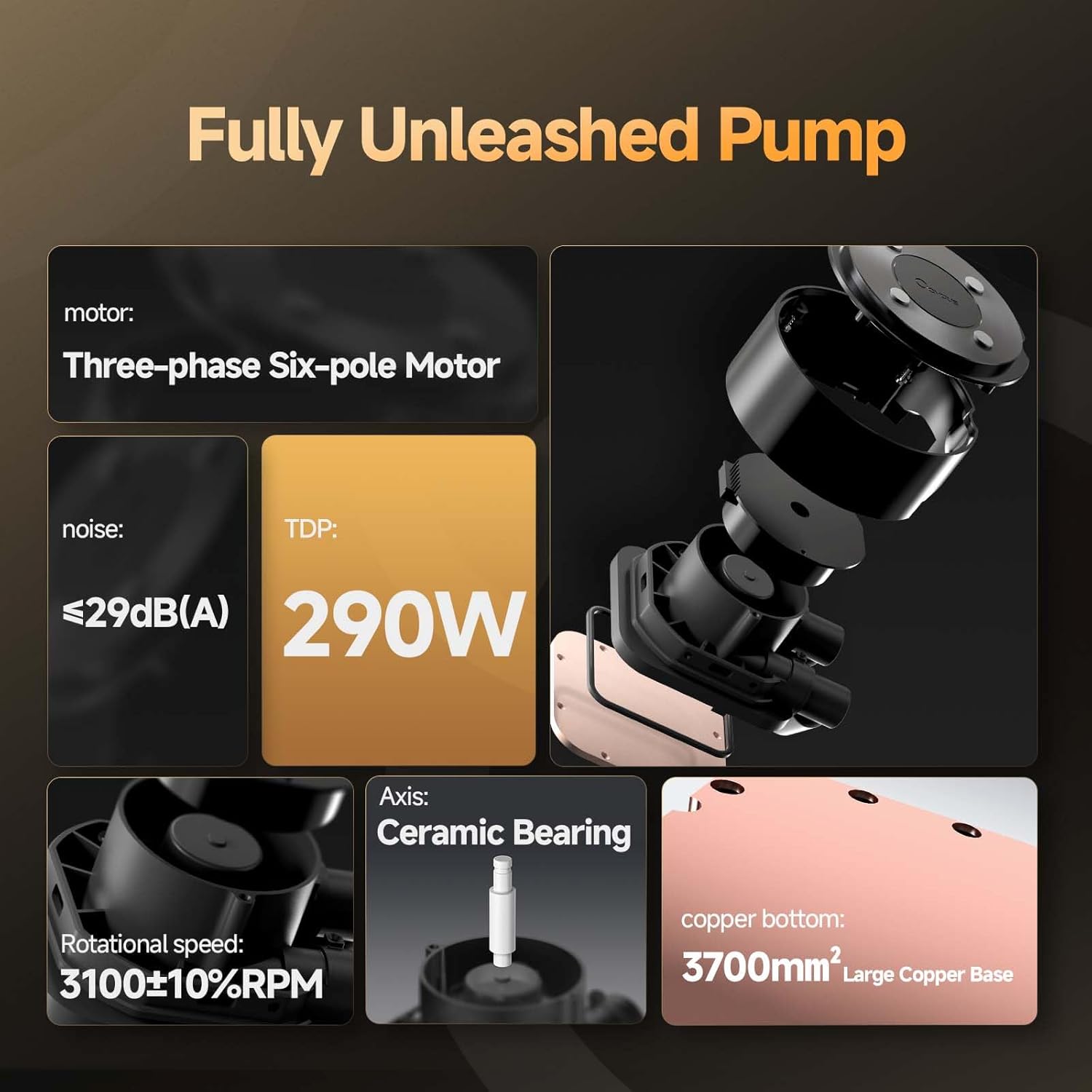 Thumbnail 3 de Sigma PRO L24 BK AIO-Wasserkühler mit 3,5-Zoll IPS-Bildschirm (240 mm, 640×480) und Floating ARGB