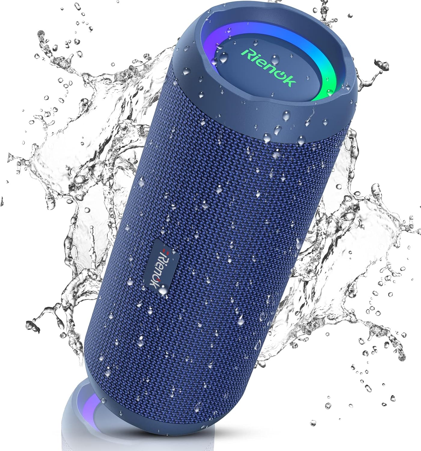 Detalle de RIENOK Cassa Bluetooth portatile potente IPX7, 5.3