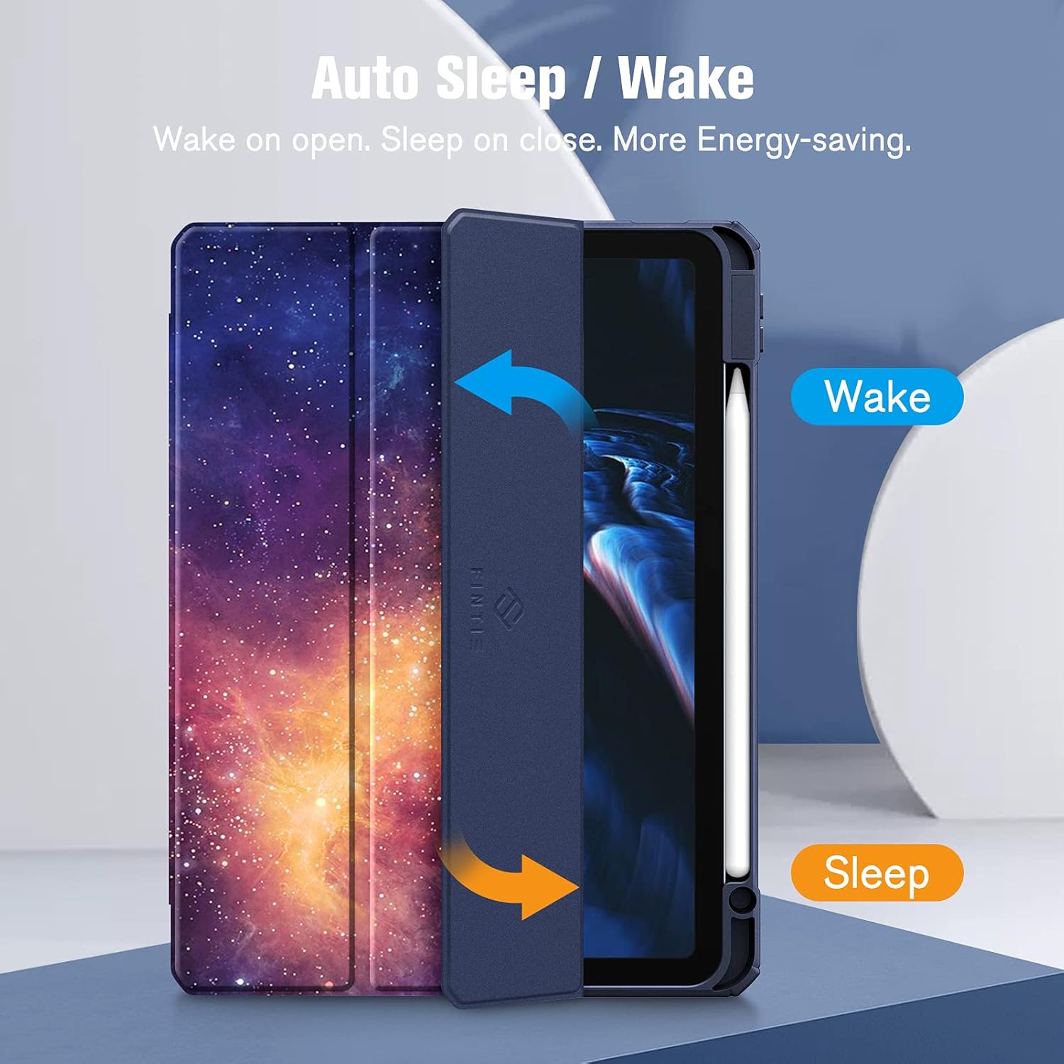 Thumbnail 2 de Fintie Hybrid Hülle für iPad Air 11 Zoll M4/M3/M2 (2026–2024) & iPad Air 5./4. Gen (2022–2020) – Stoßfeste Schutzhülle mit transparenter Hartschale und Stifthalter