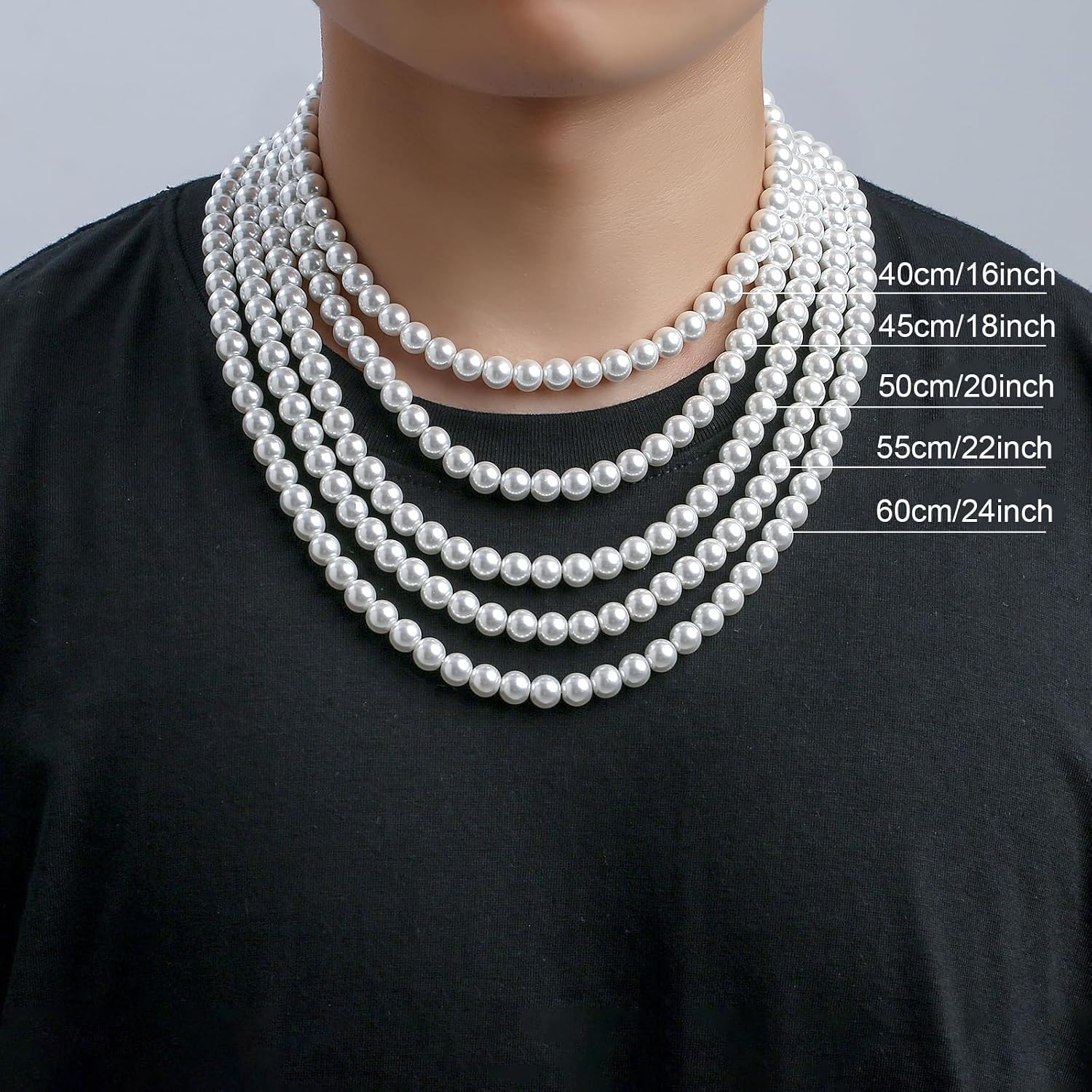 Thumbnail 3 de Halora Perlenkette 6/8 mm 40–55 cm